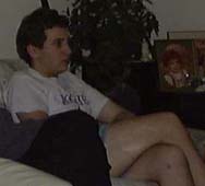 Nathan very apprehensive watching Silence of the Lambs.