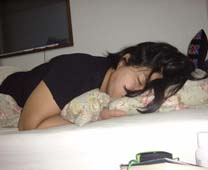 Exhausted after a busy night doing IPR rounds.