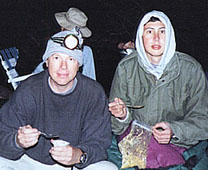 Who knows what Tom and Les are trying to do to the cameraperson with those spoons...